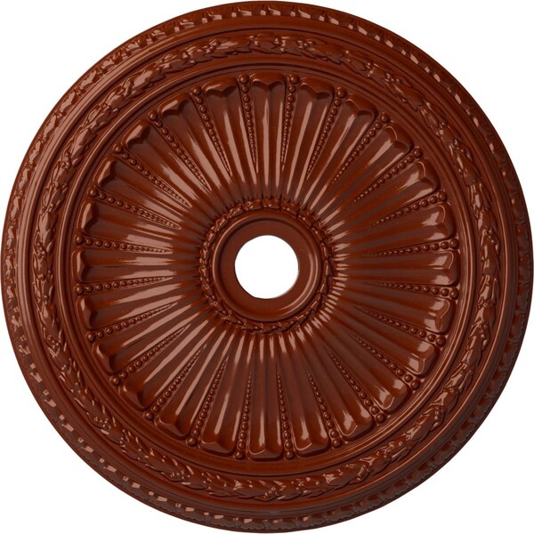Ekena Millwork Viceroy Ceiling Medallion (Fits Canopies up to 4 7/8"), 35 1/8"OD x 4 7/8"ID x 2 1/2"P, Firebrick CM35VIFIF - main